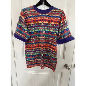 Vintage Westbound Colorful Print Top Women M 80s Grunge Nostalgia Fresh Prince